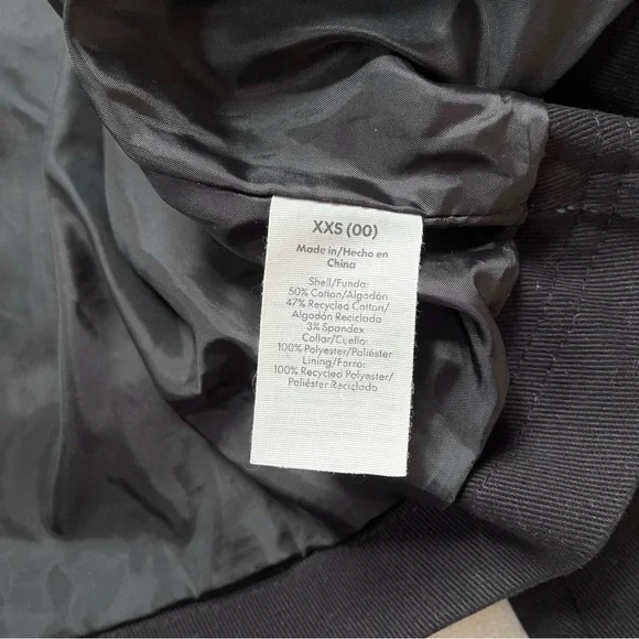 No Boundaries Black Soot Cropped Biker Trucker Retro Jacket, Women’s XXS (00) - Picture 4 of 5